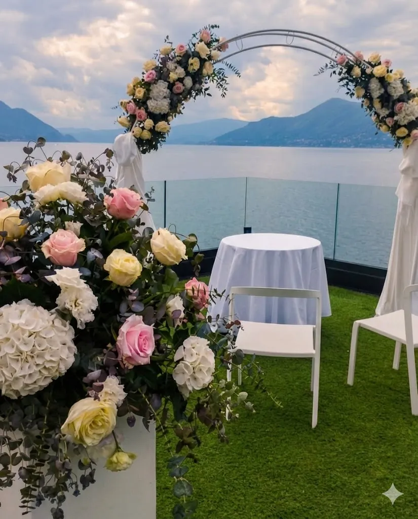 Colonna floreale dettaglio