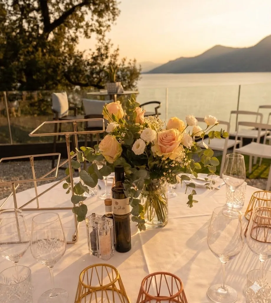 Arco floreale frontale Lago Maggiore