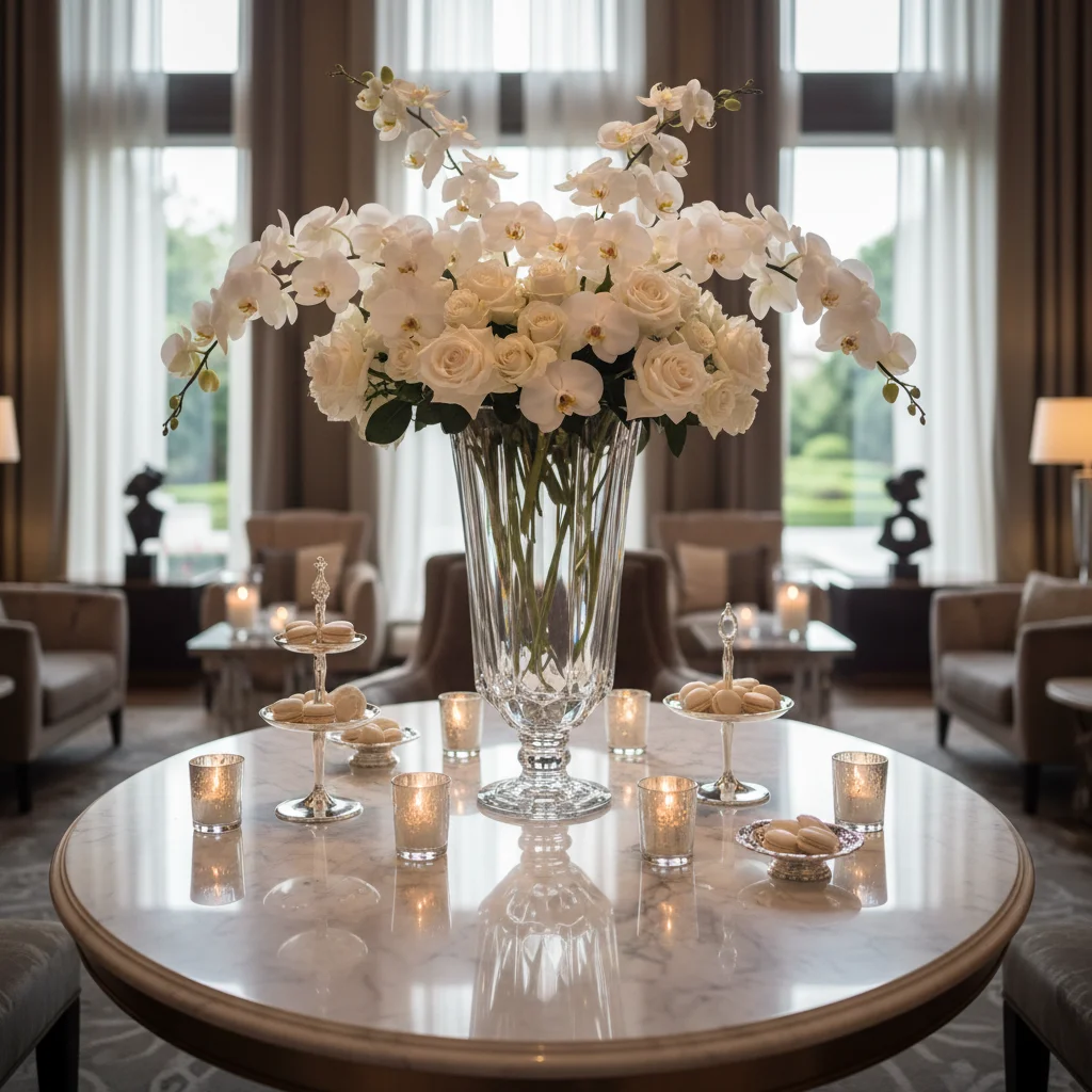 Centrotavola orchidee Ville Ponti